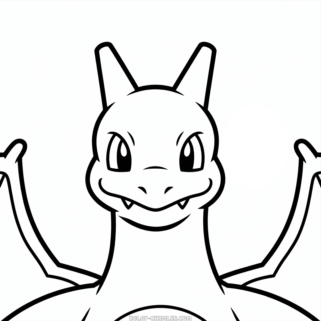 Charizard Başlığı Kolay Çizimi