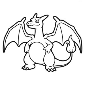 Charizard Pokémon Kolay Çizimi