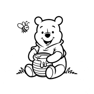 Disney Ayısı Kolay Çizimi
