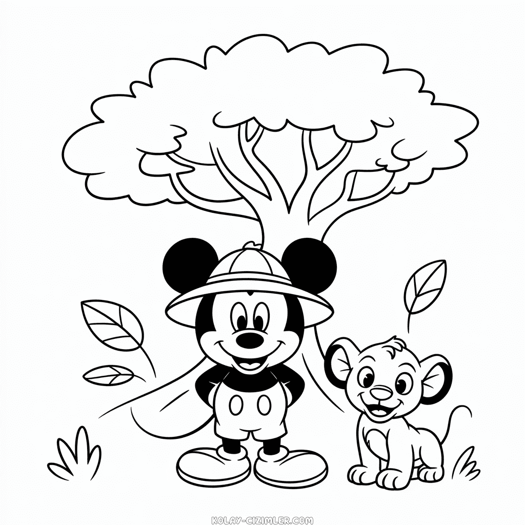 Disney Hayvan Krallığı Kolay Çizimi