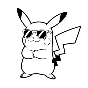 Havalı Pikachu Kolay Çizimi