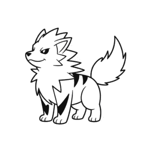 Kolay Arcanin Pokémon'u Çizimi