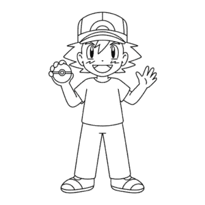 Kolay Ash Ketchum Pokémon Çizimi
