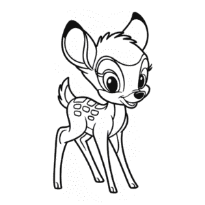 Kolay Bambi Disney Çizimi