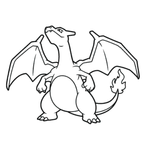 Kolay Charizard Animei Çizimi