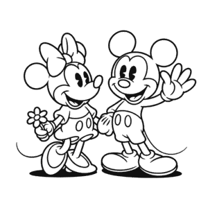 Kolay Disney Çifti Çizimi