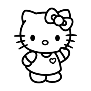 Kolay Hello Kitty Karakteri Çizimi