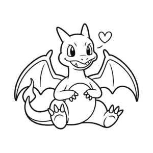 Kolay Sevimli Charizard Çizimi