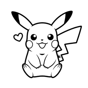Kolay Sevimli Pikachu Çizimi