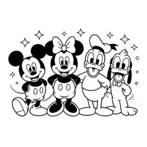 Tüm Disney Karakterleri Kolay Çizimi