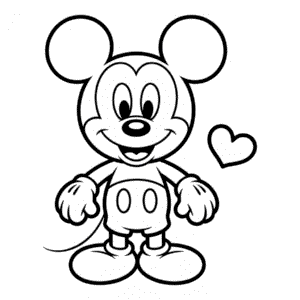 Chibi Mickey Kolay Çizimi