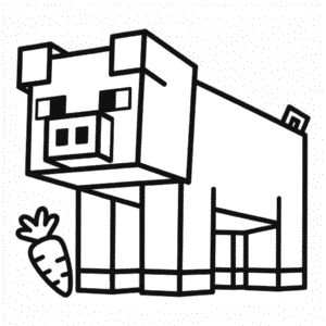 Hayvan Minecraft Kolay Çizimi