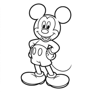 Klasik Mickey Kolay Çizimi