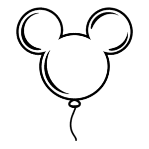 Mickey Balon Kolay Çizimi