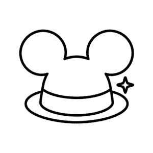 Mickey Şapka Kolay Çizimi