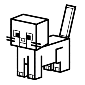 Minecraft Kedisi Kolay Çizimi