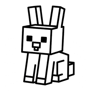 Minecraft Tavşanı Kolay Çizimi
