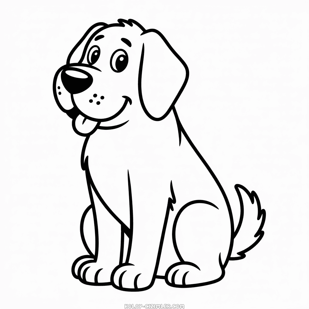 Büyük Köpek Kolay Çizimi