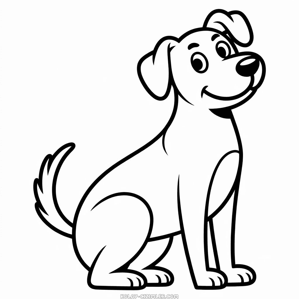 Havalı Köpek Kolay Çizimi