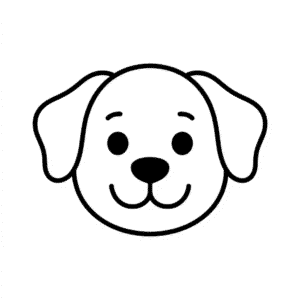 Köpek Kafası Kolay Çizimi