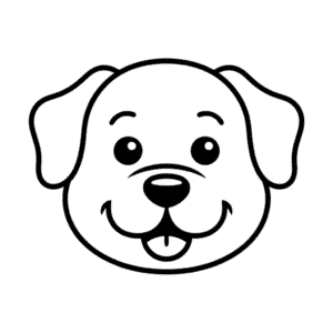 Köpek Yüzü Kolay Çizimi