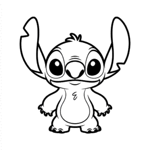Lilo ve Stitch Kolay Çizimi