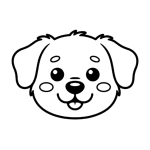 Şirin Köpek Yüzü Kolay Çizimi