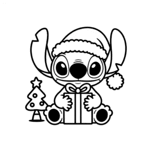 Stitch'in Noel'i Kolay Çizimi