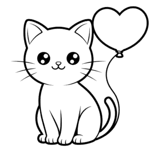 Anime Kawaii Kedi Kolay Çizimi