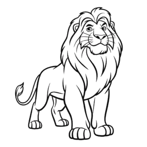 Aslan Kral'dan Mufasa Kolay Çizimi