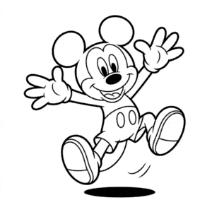 Çizgi Film Mickey Kolay Çizimi