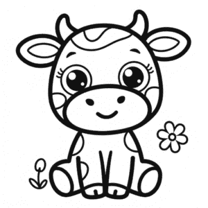 Kawaii inek Kolay Çizimi
