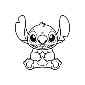 Kawaii Stitch Kolay Çizimi