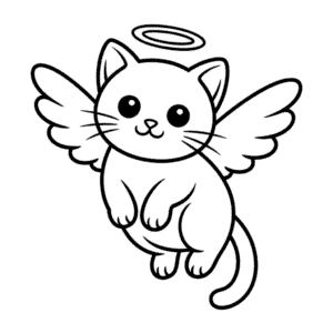 Melek Kedi Kolay Çizimi