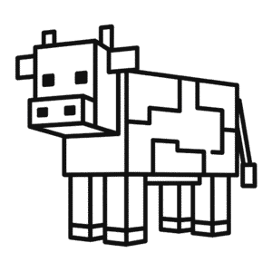 Minecraft İneği Kolay Çizimi