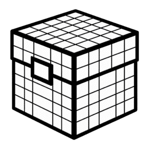 Minecraft Sandığı Kolay Çizimi
